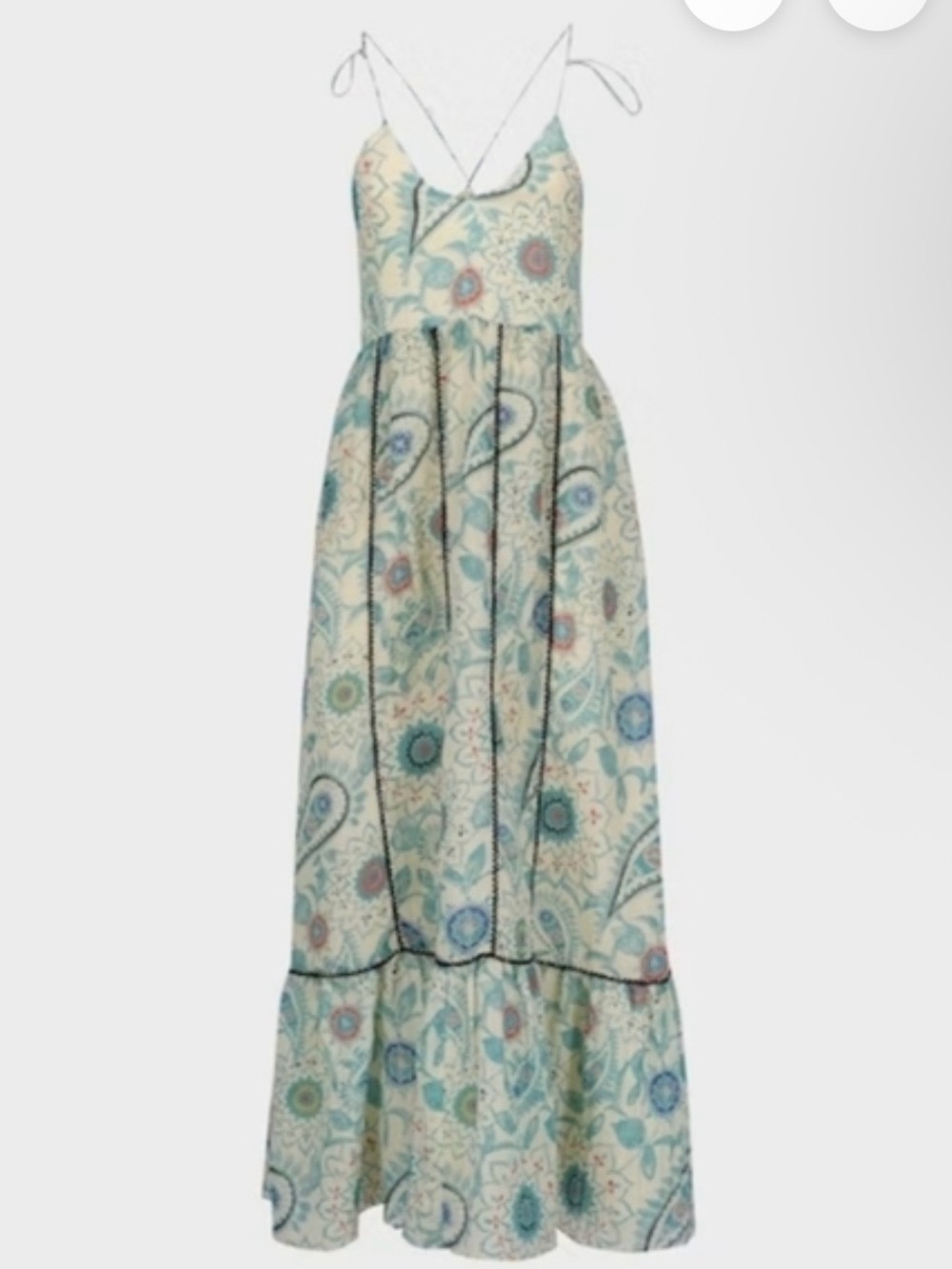 Zadig & Voltaire Ralla Print Maxi Dress EUC